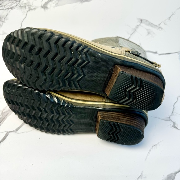 Sorel Women’s Grey Brown Leather/Suede Shortie Ankle Boots #NL2106 - Picture 4 of 8